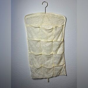 vintage American Homeware lace jewelry organizer hanger